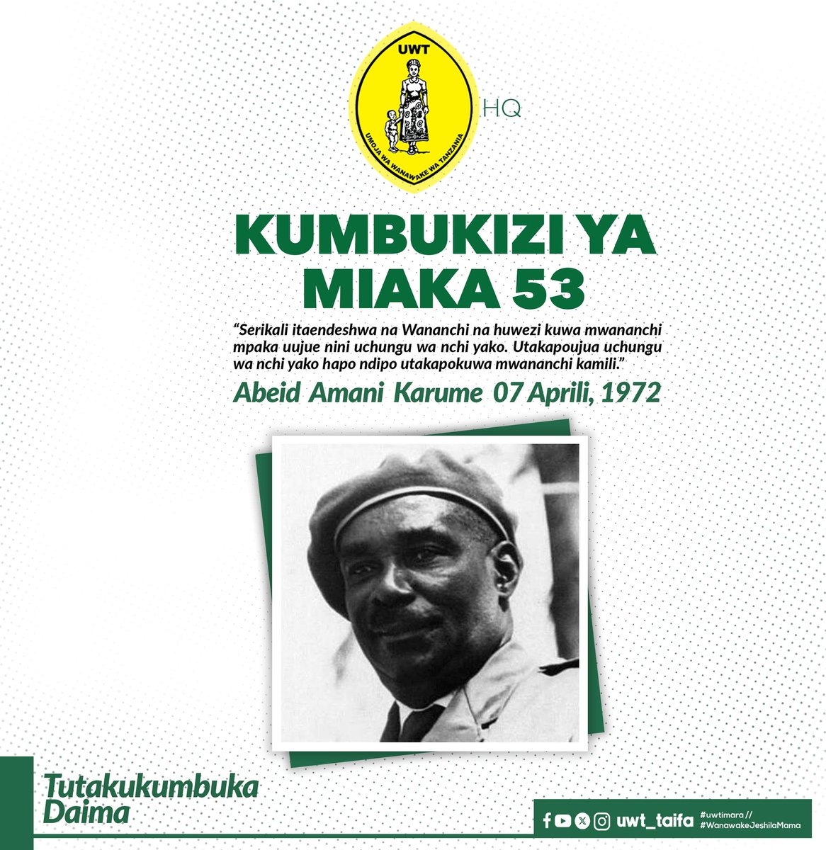 semboj's tweet image. Miaka 53