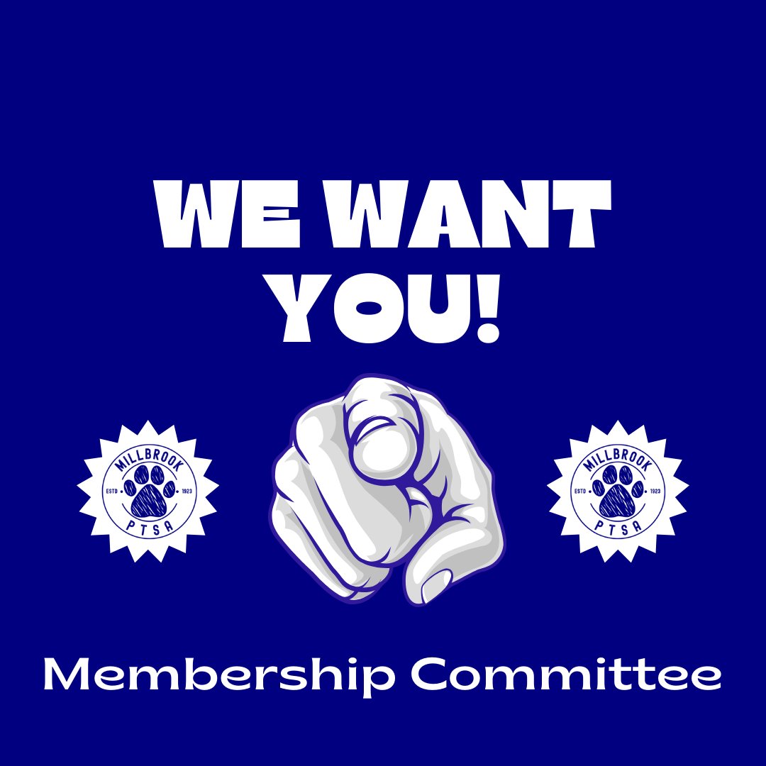 🚨 MEMBERSHIP COMMITTEE🚨

💙 Membership Committee – Be the friendly face at school events, encouraging families, staff, and students to join the PTSA.

✨ Your time, your talent, your passion— let’s make this the best year yet! Ready to learn more? Click:tinyurl.com/2526PTSATeam