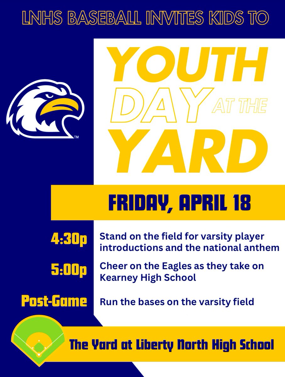 What a fun opportunity for Liberty Kids! ⚾️🏟️🦅<a href="/LNEagleBaseball/">LNHS_Baseball</a>