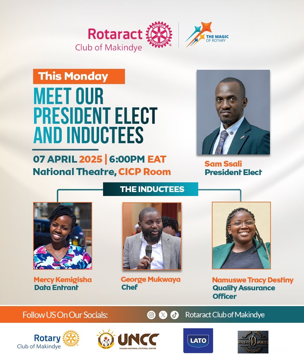 This Monday, 

The Mankind invites you to join us as we introduce to you our President Elect and 3 of our Prospective Members.

🪄 We can't  wait to see y'all ✨ 

📍 National theatre - CICP ROOM
🗓️ 07th April, 2025
⌚ 6:00 to 7:00 pm

#REDEFINE