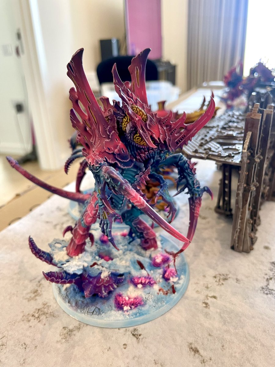 My norn getting ready to get shot off the board first turn yesterday 

#WarhammerCommunity