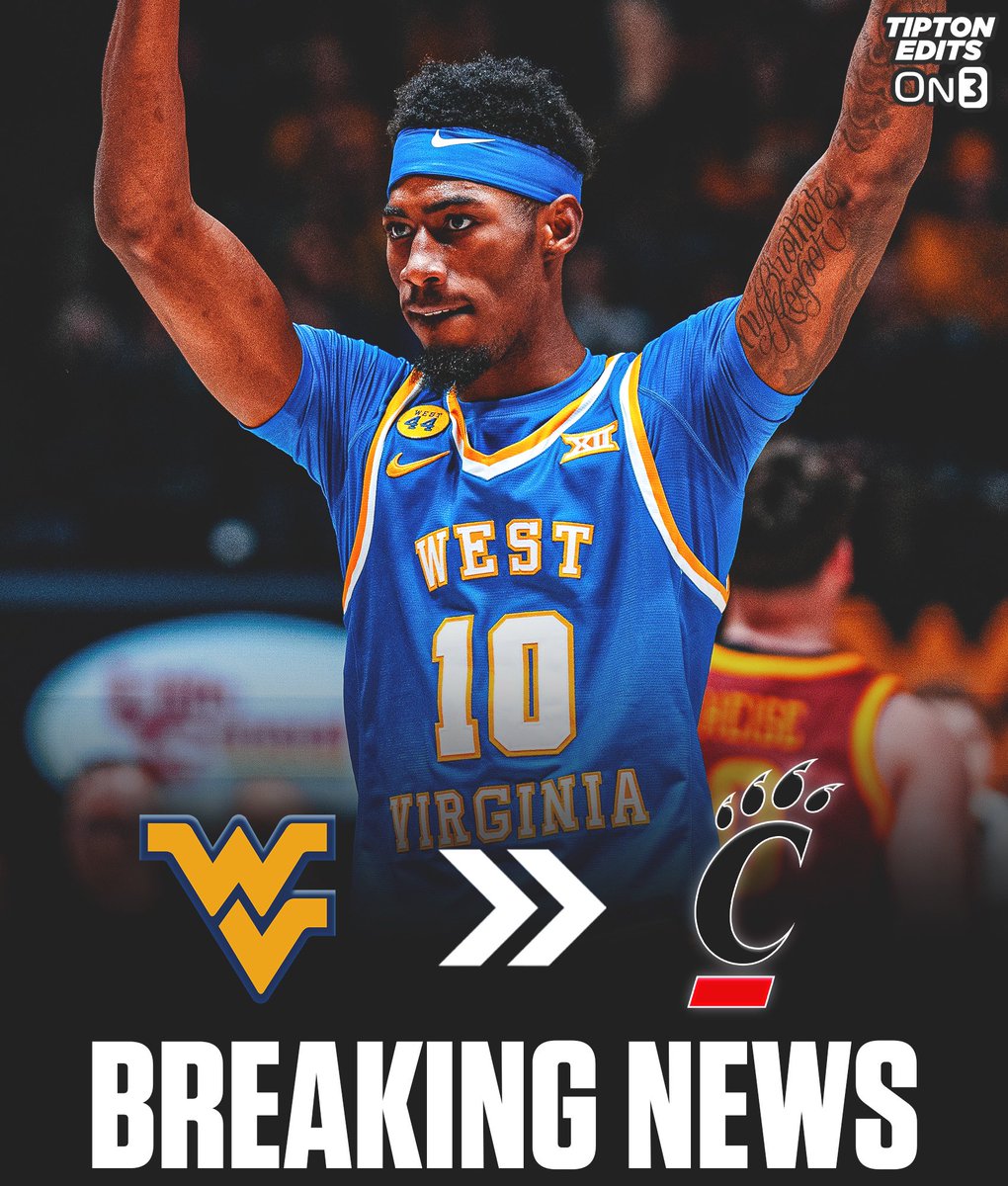 NEWS: West Virginia transfer guard Sencire Harris has committed to Cincinnati, he tells <a href="/On3sports/">On3</a>. 

The 6-4 sophomore from Canton, Ohio averaged 5.9 points, 4.3 rebounds, and 1.6 assists per game this season. Began his career at Illinois. 

on3.com/news/wvu-trans…