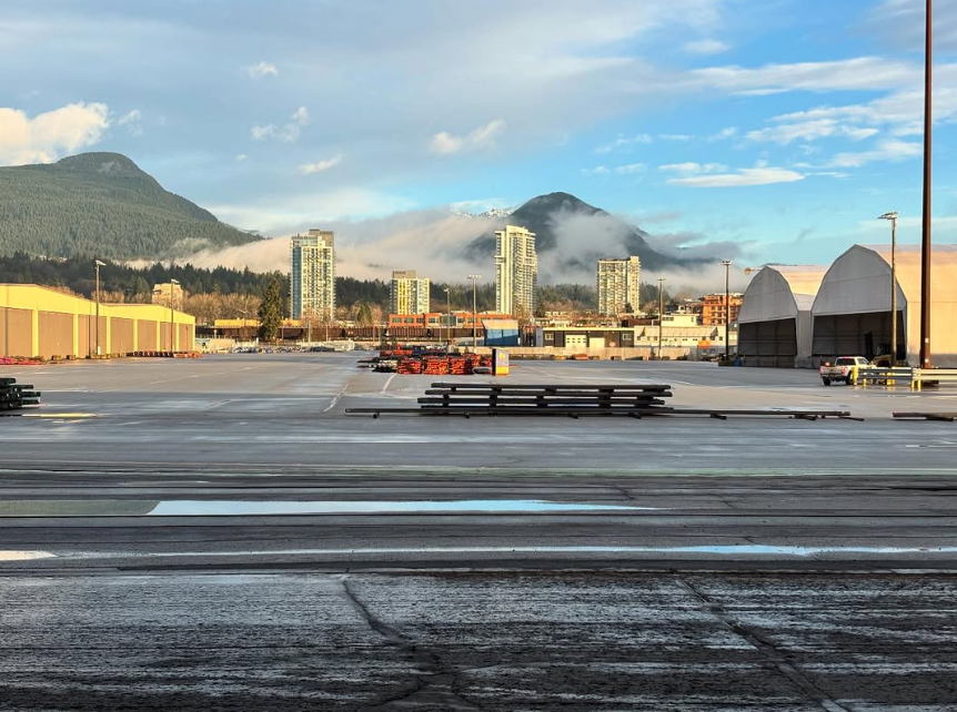 “Early mornings at Lynn.” - @ilwu500 (IG)

Lynn, otherwise known as Lynnterm, is a terminal located in the Port of Vancouver that handles a wide variety of import and export break-bulk commodities. The terminal has 4 berths, eight warehouses serviced by rail trackage and 95 acres