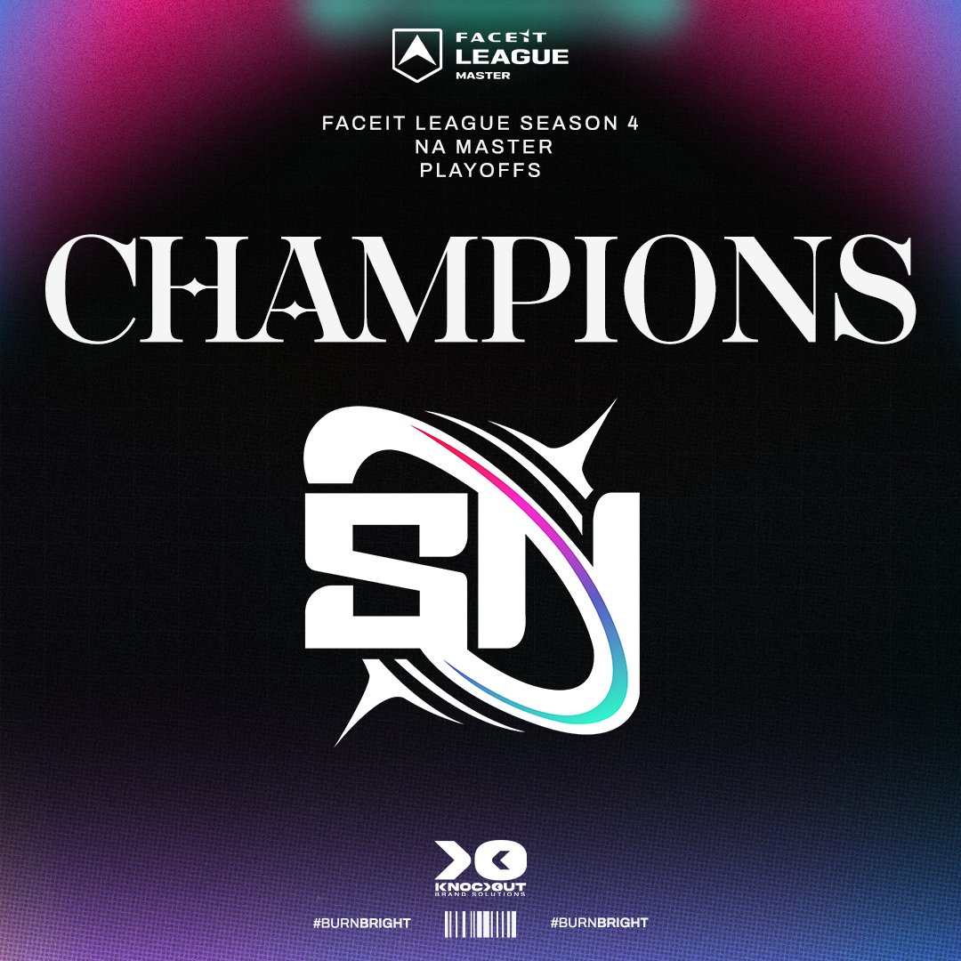 Supernova (@gg_supernova) on Twitter photo SN OW is your <a href="/FACEIT_OW/">FACEIT Overwatch</a> Season 4 Champions!
Redemption starts next week with OWCS Relegations.
Be ready for us 😎
#BurnBright💫| #SNWIN | #FACEIT SN OW is your <a href="/FACEIT_OW/">FACEIT Overwatch</a> Season 4 Champions!
Redemption starts next week with OWCS Relegations.
Be ready for us 😎
#BurnBright💫| #SNWIN | #FACEIT