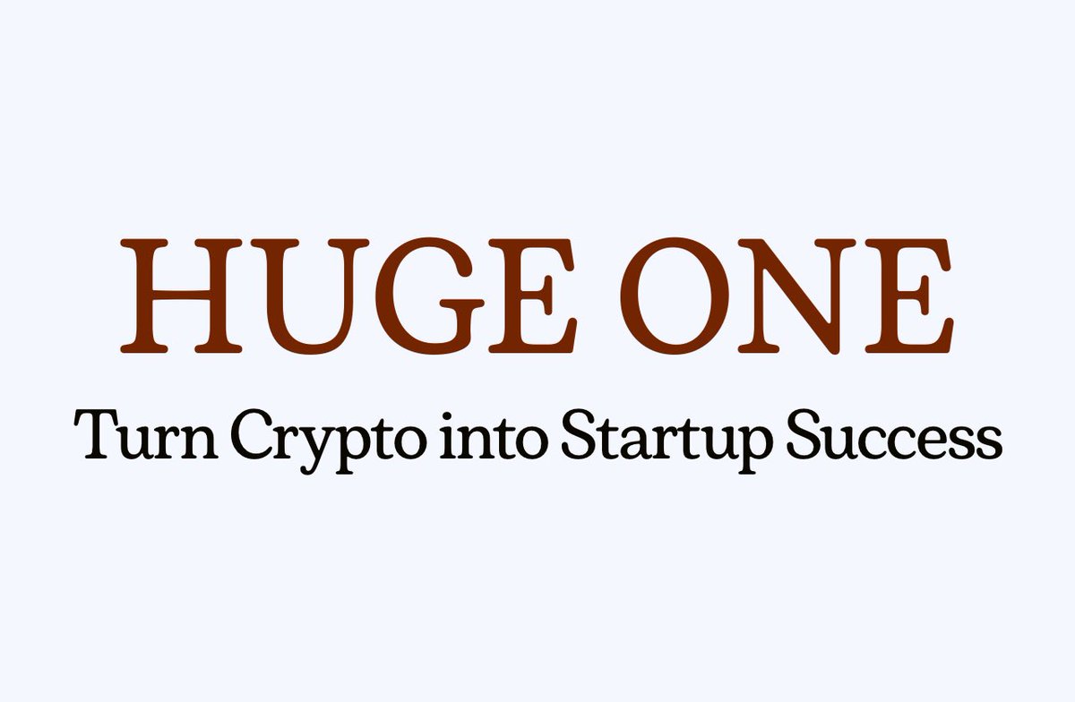 A soft reminder that the future of startups isn’t coming. It’s already here. And it’s $HUGE.

✅ Ideas are tested before they’re built — no more wasted effort.

🌍 500M+ crypto users can fund what they believe in, instantly. 

#web3crowdfunding #HUGE
<a href="/HugeOne_io/">HugeOne.io</a>