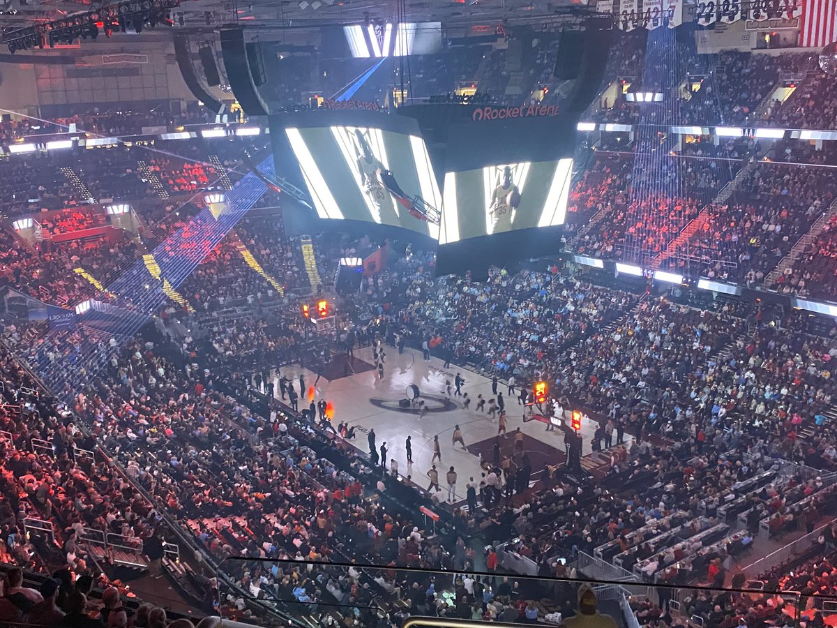 Let’s go <a href="/cavs/">Cleveland Cavaliers</a>. 1st game for the Donaldson family!!