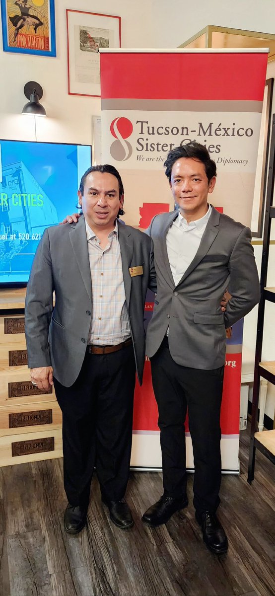 .
Desde donar ambulancias e insumos médicos a Sonora, hasta facilitar estancias de posgrado para personas 🇲🇽 en Tucsón, <a href="/MexicoTucson/">Tucson-México Sister Cities</a> es desde 1972 un gran ejemplo de diplomacia ciudadana y de ciudades.

Además, articula la voz de la frontera y hermana, desde lo local, a 🇲🇽-🇺🇸
.