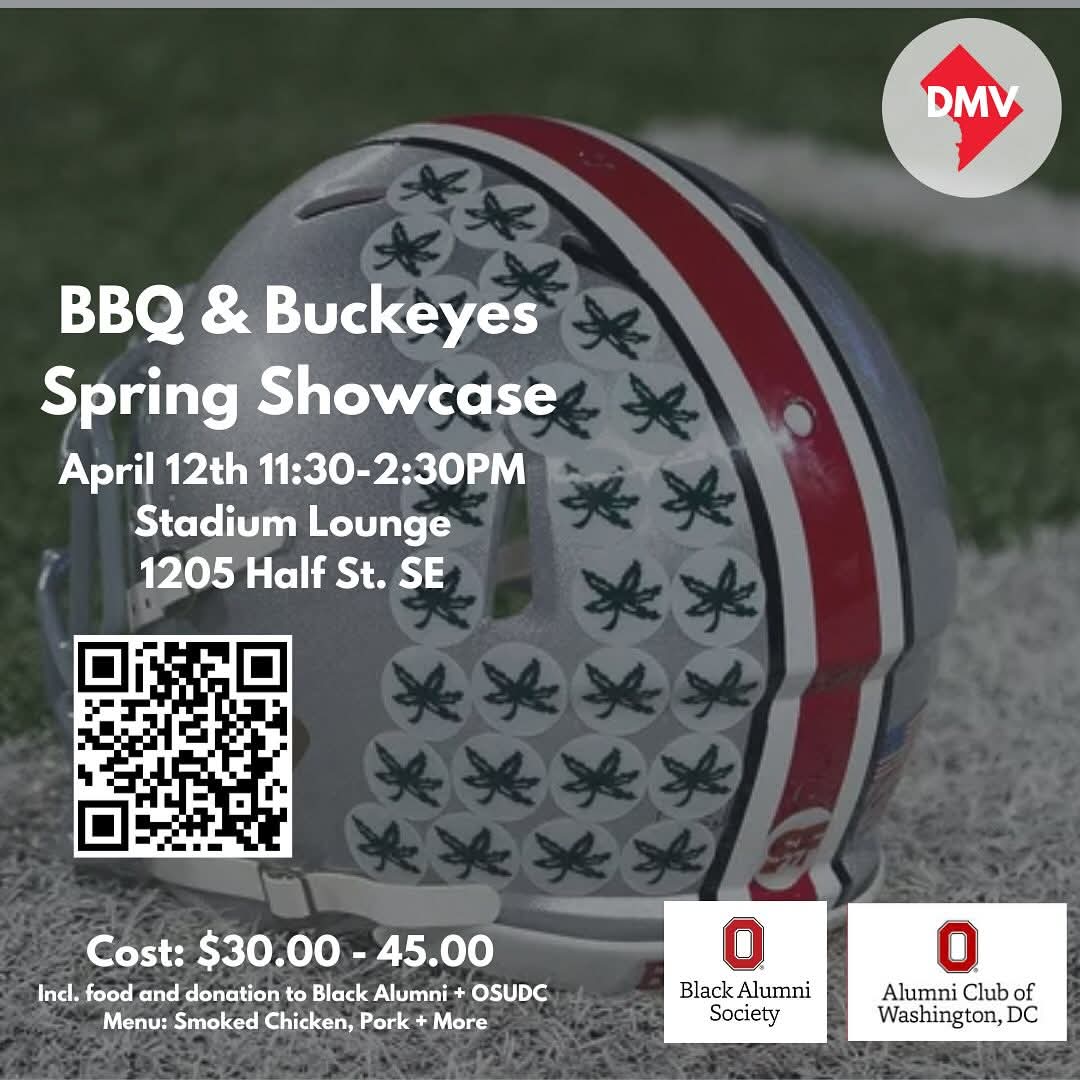 Ohio State DC Alumni (@osudc) on Twitter photo Join <a href="/osudc/">Ohio State DC Alumni</a> and <a href="/osubasociety/">OSU Black Alumni Society</a> next Saturday for our BBQ and Spring Showcase! This is an all ages, family friendly event (kids under 11 come free!)
osu.edu/alumni/events-β¦ Join <a href="/osudc/">Ohio State DC Alumni</a> and <a href="/osubasociety/">OSU Black Alumni Society</a> next Saturday for our BBQ and Spring Showcase! This is an all ages, family friendly event (kids under 11 come free!)
osu.edu/alumni/events-β¦