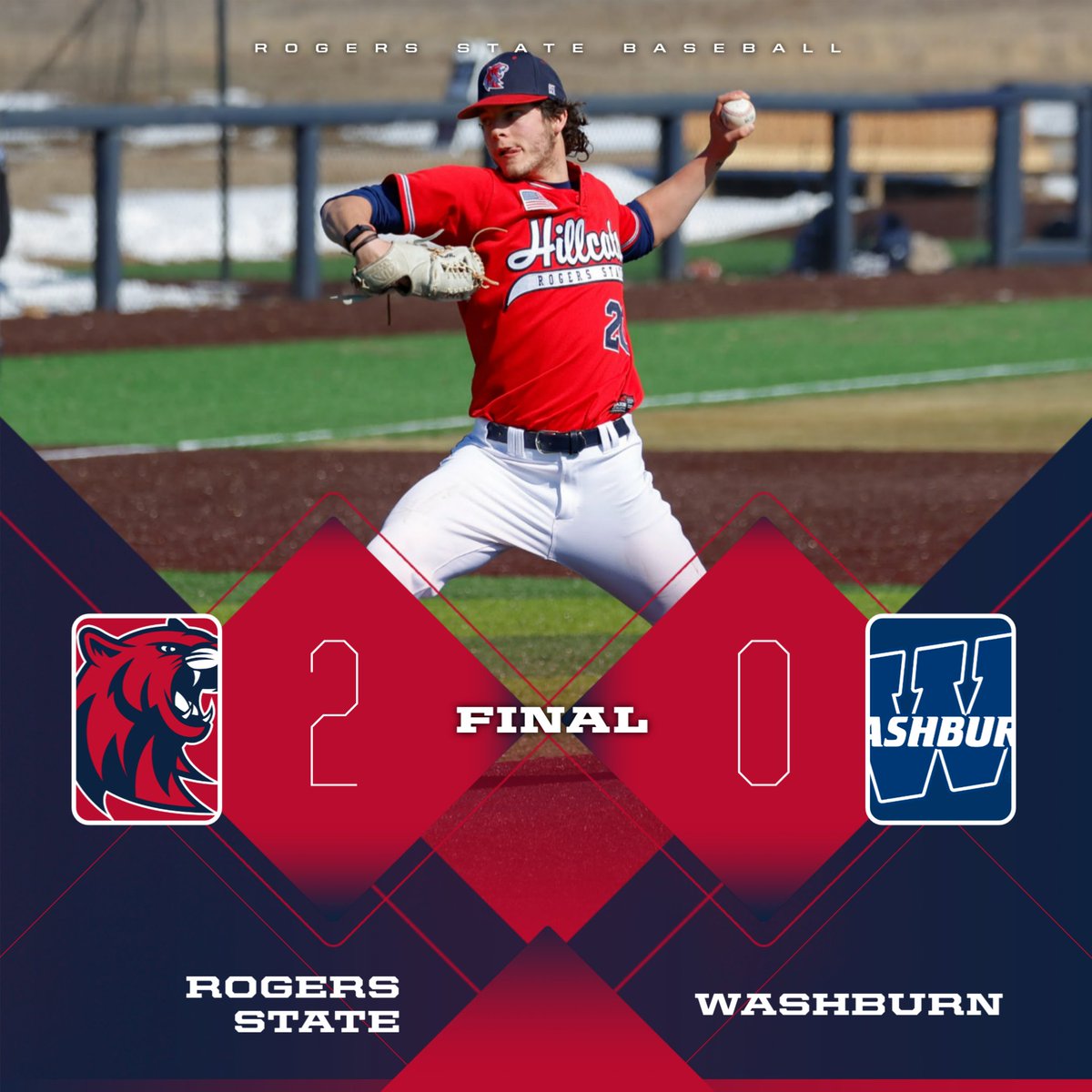 The Hillcats claimed the series with a 2-0 win over Washburn in a pitchers' duel! Colton Anderson threw 8.0 shutout innings, scattering four hits with six strikeouts!

#HillcatLegacy