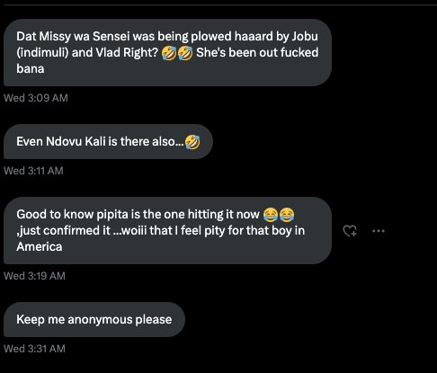 mnyamwe7's tweet photo. Now I know Why You blocked Me and Why you've unblocked Me @VVladimirstan .
Men fight here and hate on each other because of this bitches, @NdovuKali ata wewe ushawai nibondea ju yakuvuruga Joylee 'Miss wa Sensei'
Haha of course hizo ndio vitu za ๐ less @mcpipita ๐ ๐คฃ #whyc https://t.co/bDEgk7T69c