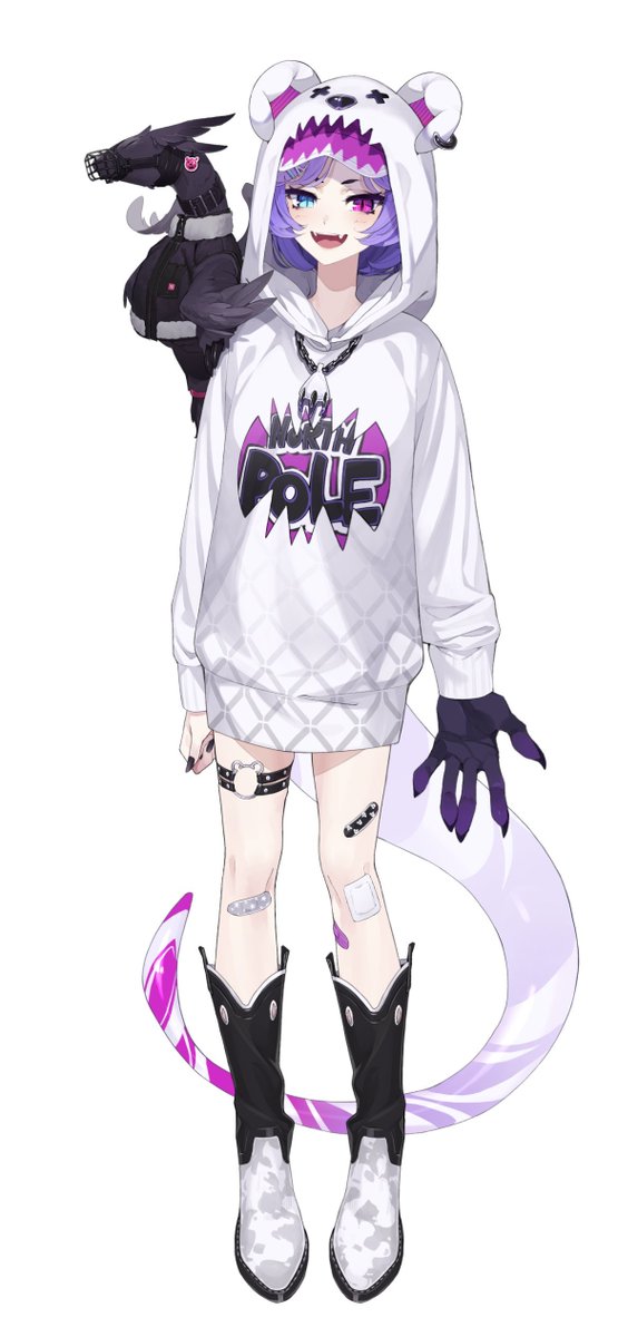 SmuggingAlot's tweet image. okay but what if bearlen and jirai Finana
White and black #NijiOceanLaw