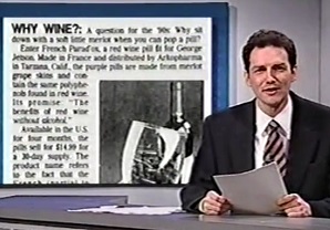Researchers have developed a so-called "red wine pill", which gives all the benefits of red wine without the alcohol.

Yeah. It's called a grape.