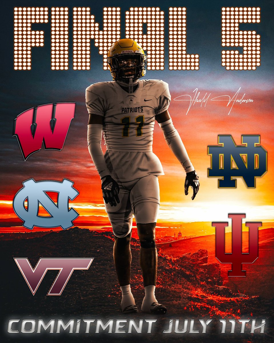 🔜
<a href="/NDFootball/">Notre Dame Football</a> <a href="/HokiesFB/">Virginia Tech Football</a> <a href="/UNCFootball/">Carolina Football</a> <a href="/IndianaFootball/">Indiana Football</a> <a href="/BadgerFootball/">Wisconsin Football</a>