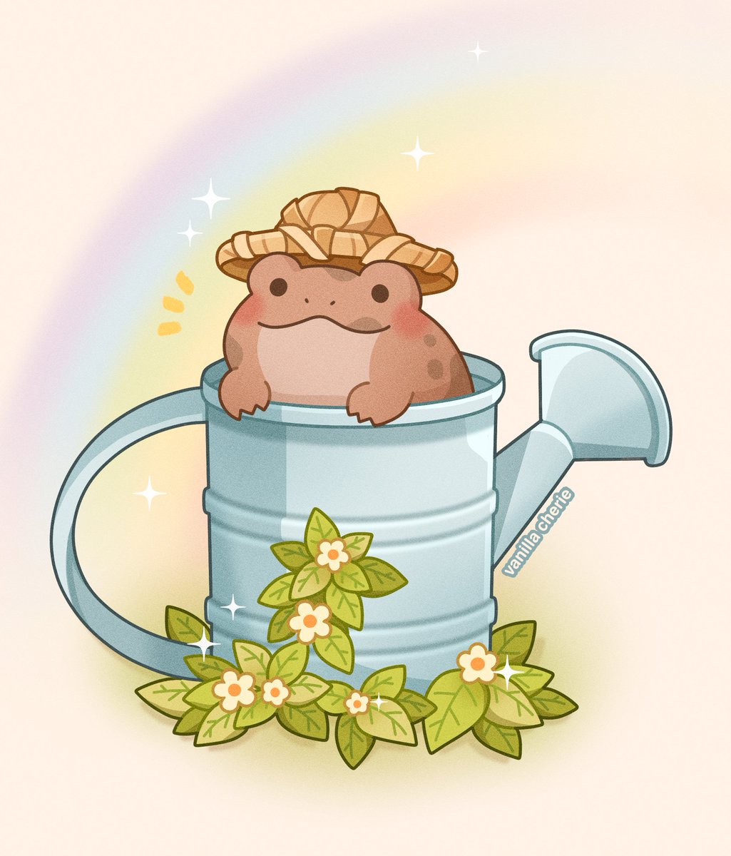 VanillaCherie's tweet image. hello spring! 🌼🐸