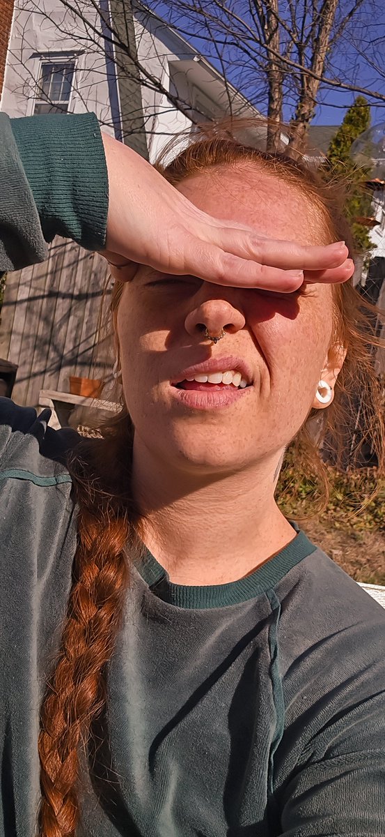 It's heckin bright outside 🌞