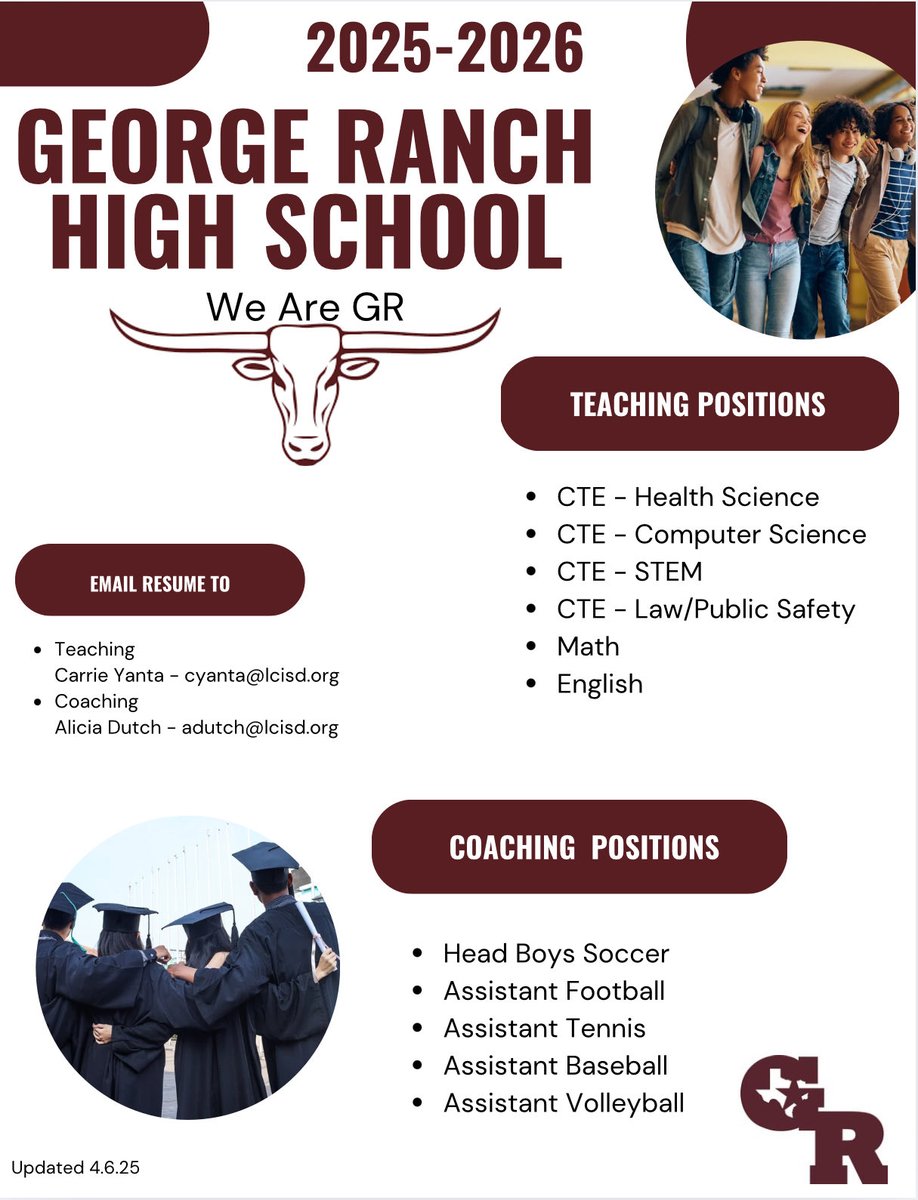 Updated list! Come join us! ⁦<a href="/pinkpatterson/">Heather Patterson</a>⁩ ⁦<a href="/WeAreGRHS/">@WeAreGRHS</a>⁩ ⁦<a href="/LamarCISDCTE/">Lamar CISD CTE</a>⁩