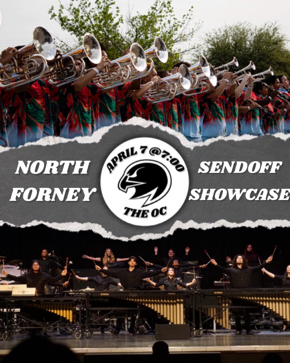 We are excited to invite you to a special Send-Off Showcase as we celebrate our North Forney Indoor Percussion &amp; Winds groups before they head to the WGI World Championships in Dayton, OH! This will be their final Texas performance of their incredible indoor shows—don’t miss out!