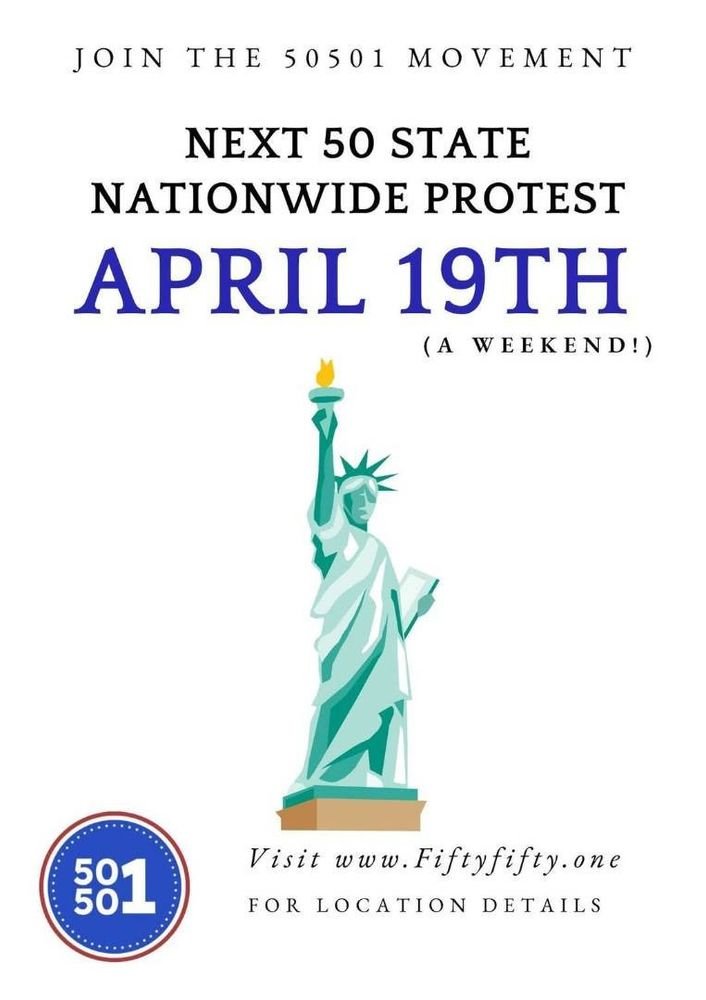 YourAnonCentral's tweet image. Call to Action: Nationwide protests for April 19th. Events information will be announced between now and then.  #3E #FiftyFiftyOne #Handsoff
