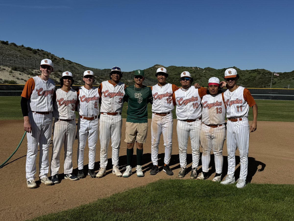 Aman Singh (@mramansingh2025) on Twitter photo My teammates from Castaic High School...great ball players & even better teammates. Received so much love & respect.
Forever grateful 🙏.
From Left:
Chad, Isaiah, Travis, Alejandro, Gio, Dominic, Chris & Jayden.
<a href="/StBonaventureA1/">St. Bonaventure Athletics</a>
<a href="/hardy03bsbl/">Steven Hardesty</a>
<a href="/castaicbaseball/">Castaic Coyote Baseball⚾️</a>
<a href="/GioFoster2025/">Giovanni Foster</a> My teammates from Castaic High School...great ball players & even better teammates. Received so much love & respect.
Forever grateful 🙏.
From Left:
Chad, Isaiah, Travis, Alejandro, Gio, Dominic, Chris & Jayden.
<a href="/StBonaventureA1/">St. Bonaventure Athletics</a>
<a href="/hardy03bsbl/">Steven Hardesty</a>
<a href="/castaicbaseball/">Castaic Coyote Baseball⚾️</a>
<a href="/GioFoster2025/">Giovanni Foster</a>