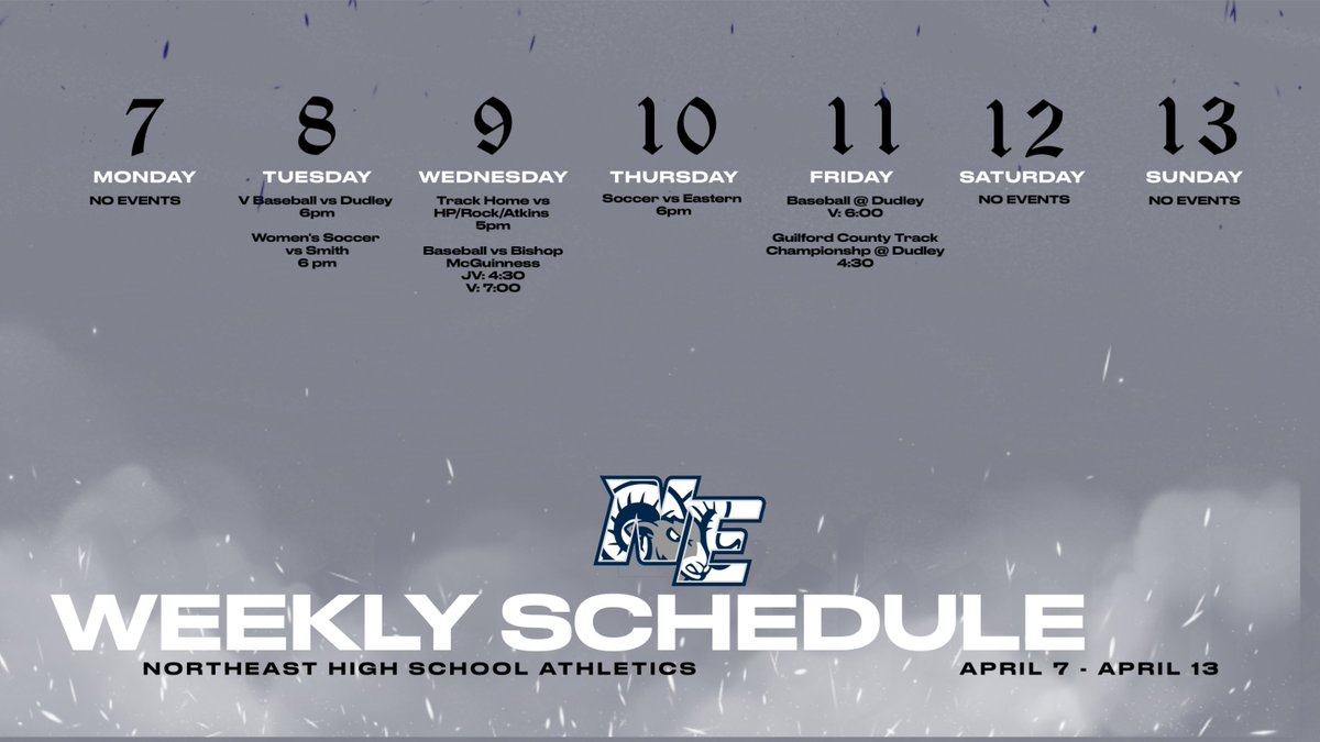 Northeast Guilford Athletics tweet media