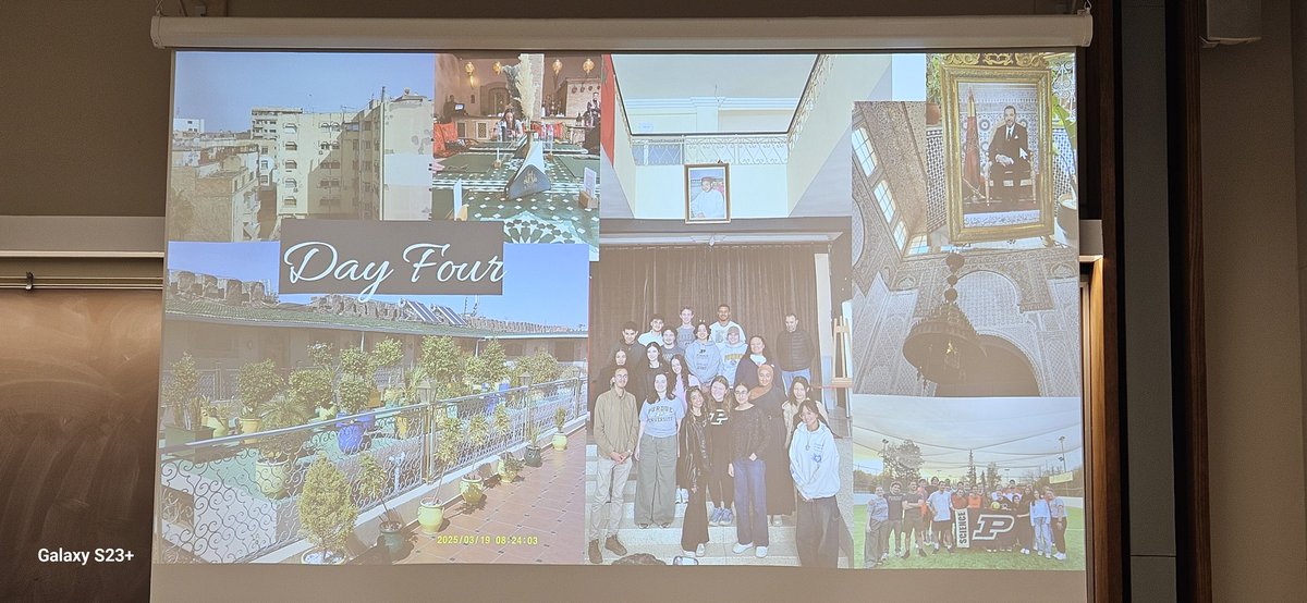 Study abroad presentation on Morocco, Andalusian music, and khobz w Zaatar!
