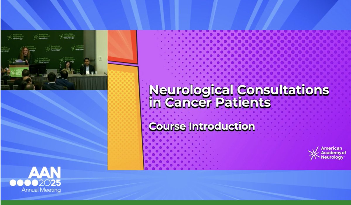 Maciej M Mrugala, MD, PhD, MPH, FAAN (@mrugalamaciej) on Twitter photo Join Dr. Maya Hrachova, <a href="/JoshuaBudhu/">Joshua Budhu</a> and colleagues for a conversation on the neurological consultations in cancer patients now (!) at #AANAM Join Dr. Maya Hrachova, <a href="/JoshuaBudhu/">Joshua Budhu</a> and colleagues for a conversation on the neurological consultations in cancer patients now (!) at #AANAM