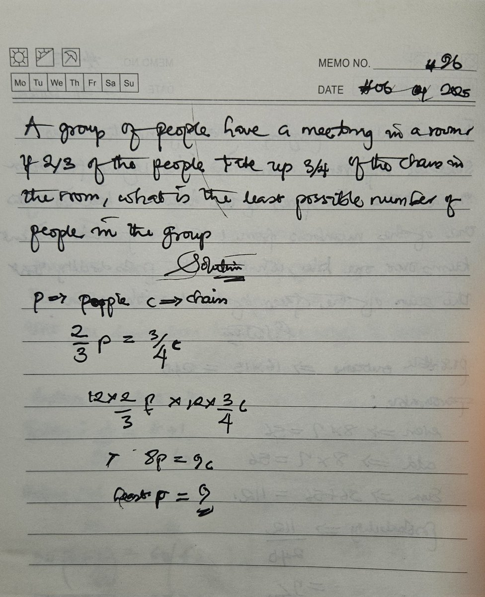 Ahuoyiza_'s tweet photo. Day 96
I'm treating malaria today so I worked on something simple
#dailymaths https://t.co/Dylb3VLGoo