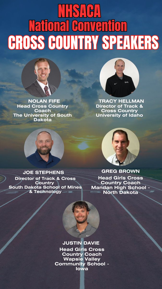 NHSACA Nation Convention - Cross Country Speakers
NHSACA Convention: nhsaca.org/convention/
Registration Info: manager.gobound.com/ia/NHSACA/conv…
Hotel Info: nhsaca.org/wp-content/upl…