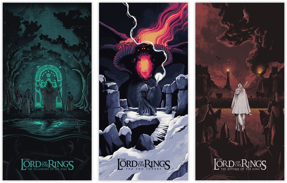 Collect_for_val's tweet photo. Which one is your favourite? #LOTR #Movies #Cinema #Fantasy https://t.co/ZWkB8bmYE0