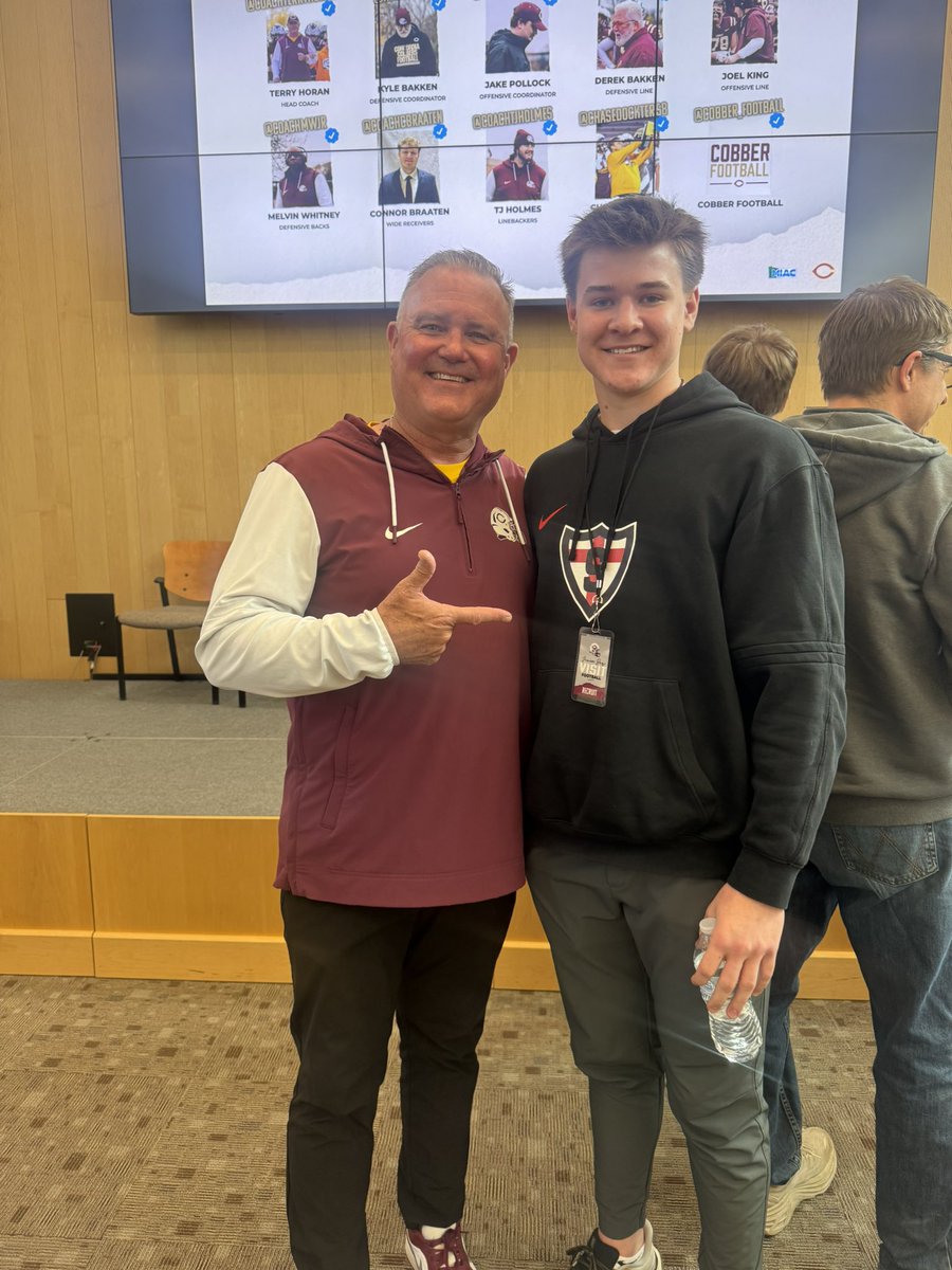 JaxMattern's tweet image. Thank you for having me out for the Junior Day today!
@CoachJPollock @CoachTerryHoran