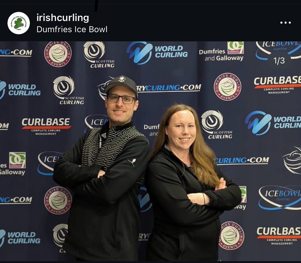 KyleParadis's tweet image. Great weekend at the @IrishCurling Mixed Doubles National Championship. Happy to have come through the event undefeated and win the right to represent @TeamIreland at the @worldcurling Mixed Doubles Worlds Qualification Event in December ☘️