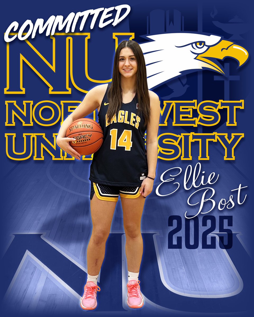 Ellie Bost (@elliebost3) on Twitter photo I am excited and blessed to annouce my commitment to <a href="/NorthwestUWBB/">Northwest University Women's Basketball</a>
where I will continue my academic and athletic career! Thanks to my family, teammates, coaches and supporters! Looking forward to the next chapter! GO Eags!
<a href="/CoachEdens/">Randall Edens</a>
<a href="/CoachRikardNCSA/">Kaliann Rikard</a>
<a href="/DevinRecord/">Devin Record | Coach, Recruiter, & Scout |</a> I am excited and blessed to annouce my commitment to <a href="/NorthwestUWBB/">Northwest University Women's Basketball</a>
where I will continue my academic and athletic career! Thanks to my family, teammates, coaches and supporters! Looking forward to the next chapter! GO Eags!
<a href="/CoachEdens/">Randall Edens</a>
<a href="/CoachRikardNCSA/">Kaliann Rikard</a>
<a href="/DevinRecord/">Devin Record | Coach, Recruiter, & Scout |</a>