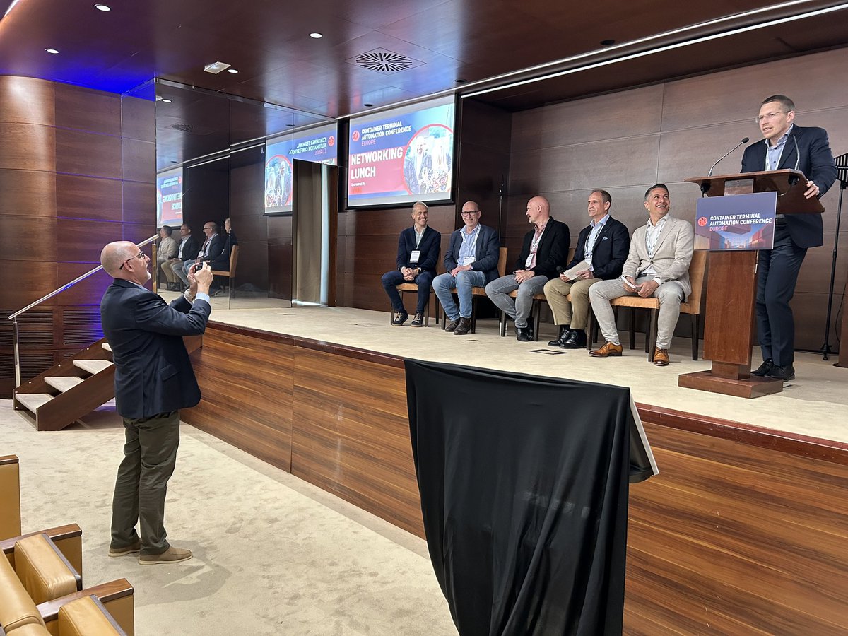 pulugundla's tweet image. Just back from #CTAC2025 in Valencia. Insightful conversations on port automation and AI. Ports are innovating fast. Key takeaway for me: digitising terminals creates jobs but displaces some. Upskilling helps, but not every role is inter changeable. Unions and human impact