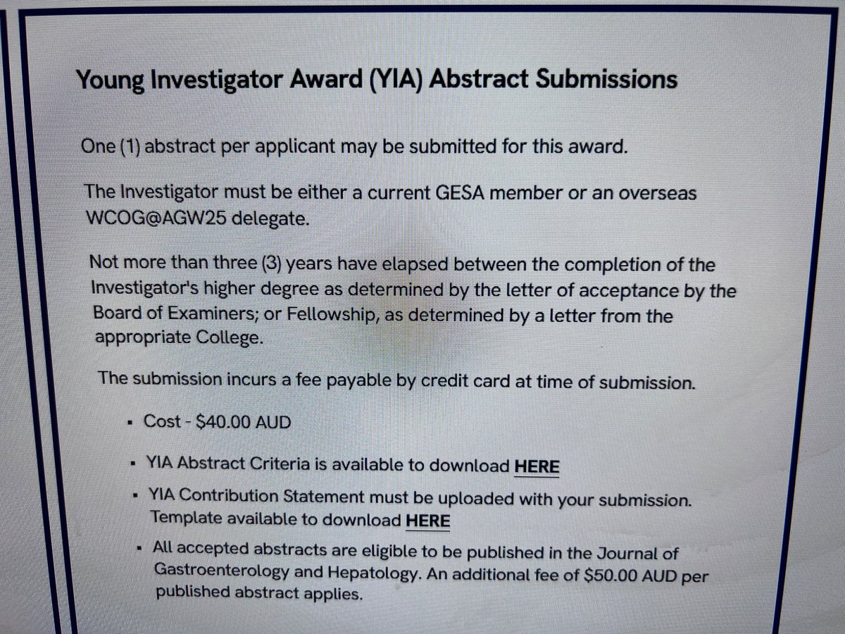 sentigastro's tweet image. Is this acceptable
A fees for an abstract , a further fees for publication of this abstract in a journal and a fee for YIA as well
Where are we heading
#GITwitter #WGO #AGWWCOG