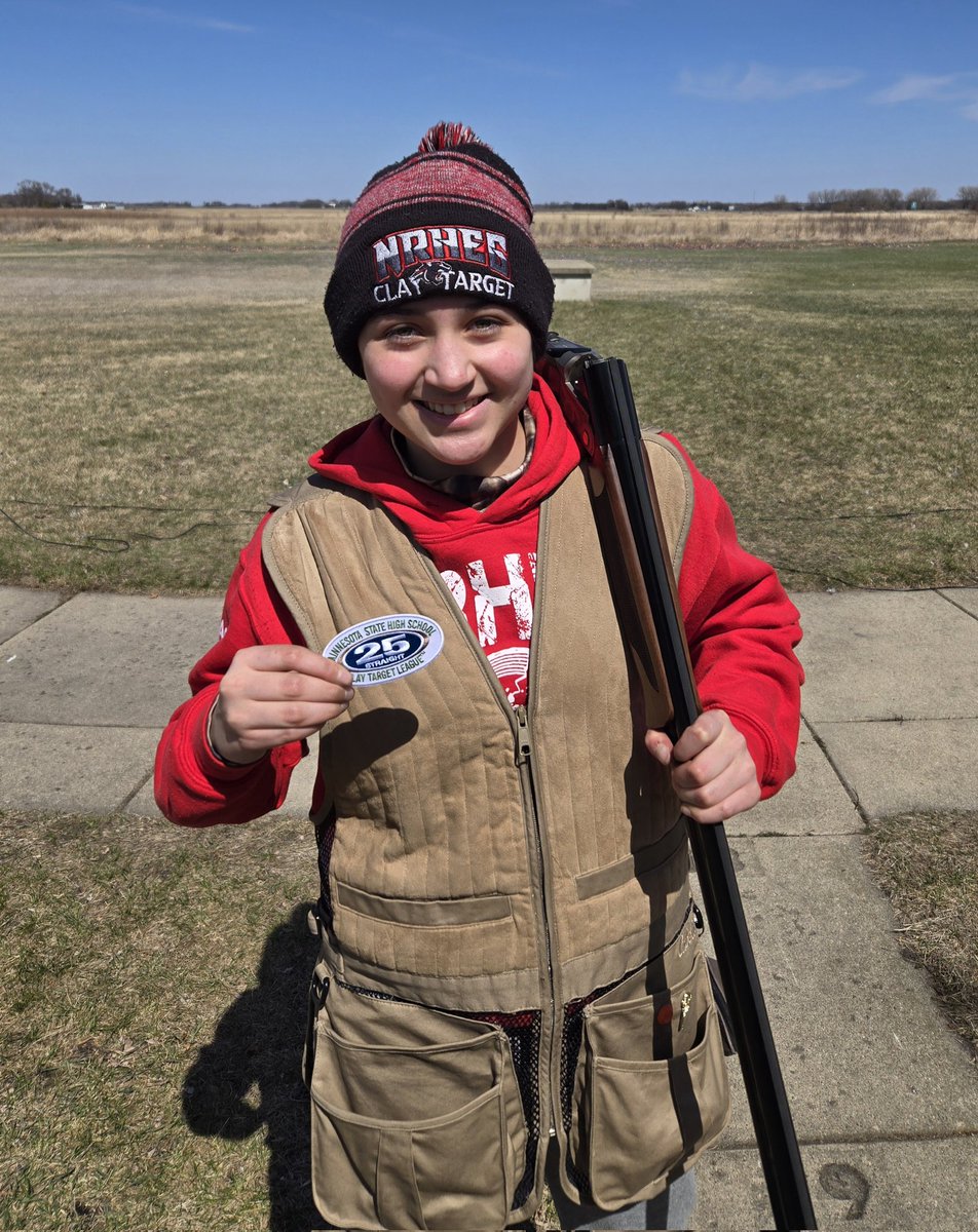 Congratulations to Gracie Luna on scoring a career first 25 straight with the team.   It was a beautiful day for shooting.