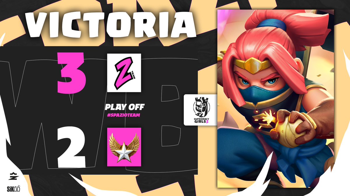 VICTORIA 👾

¡Qué remontada, humanas!
Abajo 2-1, pero las chicas respiraron en el Spazio, nuestro hogar ¡y dieron la vuelta con todo!

Spazio 3-2 @Allstarleg en un partidazo inolvidable.

🌟 MVP <a href="/MiaRox5/">𝘘𝘶𝘦𝘦𝘯🌸</a> (5-1) 🐐

¡Vamos a la FINAL! De la <a href="/CR_Supremacy/">Supremacy League</a> 

#SpazioTeam