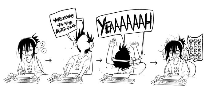 最近絵描時音楽聞超発狂 