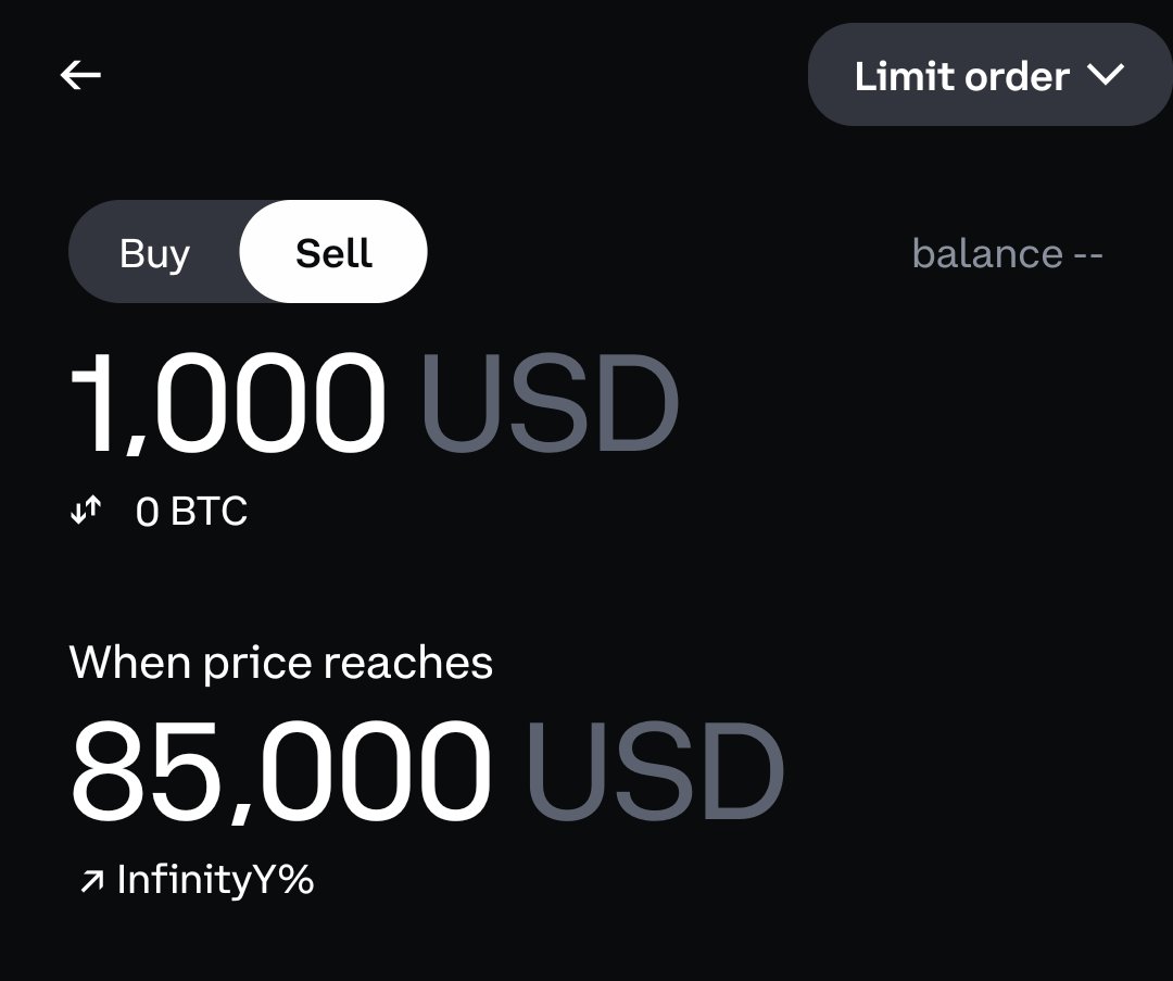 zfields's tweet image. The limit sell page has a divide by zero bug in it. Looks like the BTC value is being treated as an integer instead of a floating point number.

Meaning, limit orders are broken.

@coinbase
#AndroidApp #Bug