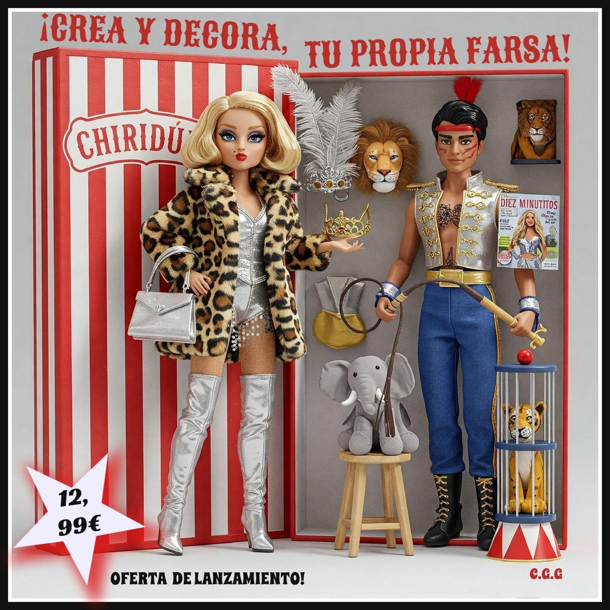 Ya puedes tener el coleccionable de tus personajes favoritos de "NI TÚ  ERES EL REY LEÓN, NI YO MUFARSA" en tu casa! ...a partir de mañana en los Quiosco!!!!😆🥳💚😍 🎪