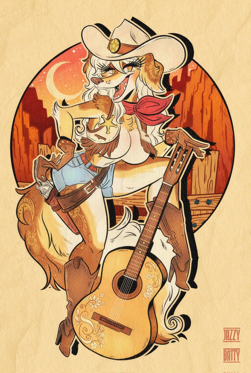 Commission for Upwinger over at FA! I loved drawing this country girl so much! Thank you so much for the support! 💗💗💗