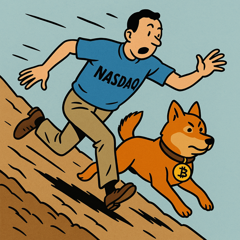 📉 NASDAQ is falling fast…
🐕 Satsu is right behind it.
#Bitcoin #BTC #SatsuFollowsNASDAQ