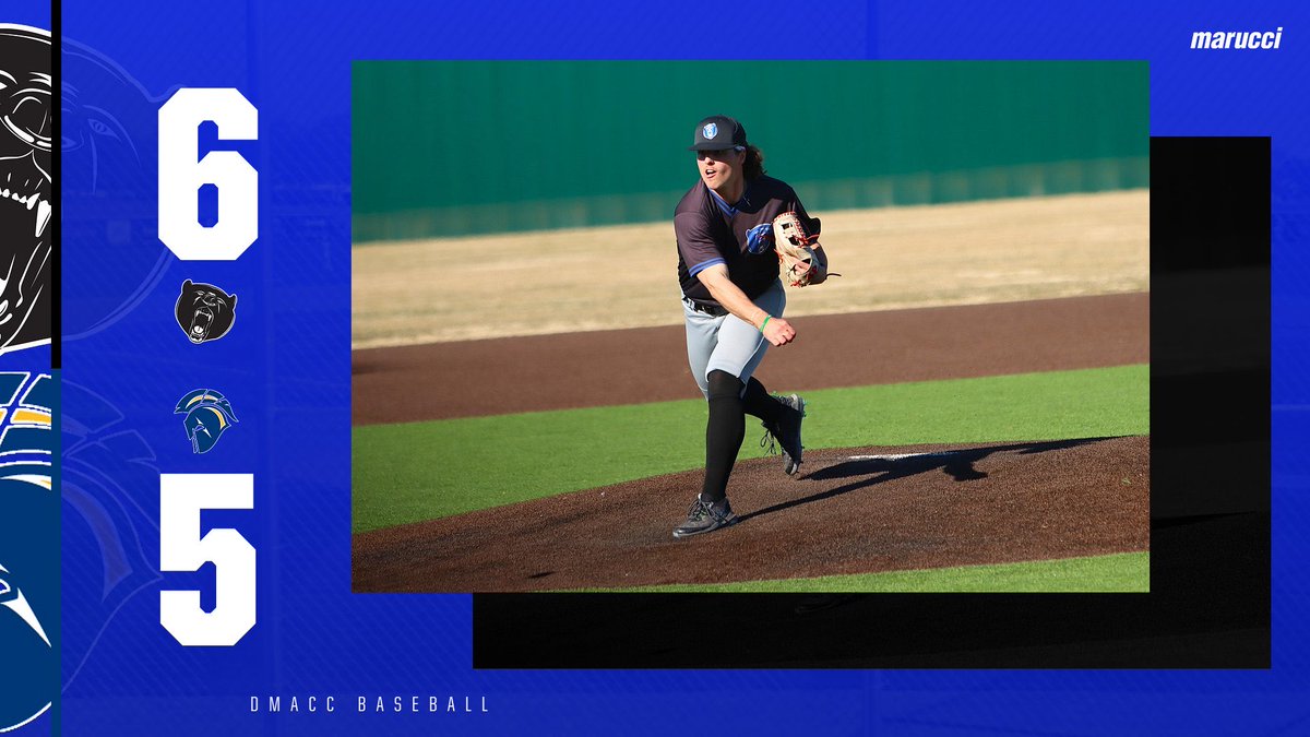DMACC Baseball (@dmaccbaseball) on Twitter photo βοΈBEARS WINβοΈ
The Bears wrapped up the series against NIACC with a win today!
<a href="/EntzKonner/">Konner Entz</a>
4 IP, 2 ER, 5 H, 1 BB, 5 Ks
WP: <a href="/JordanLein14/">Jordan Leininger</a>
4.2 IP, 1 ER, 6 H, 0 BB, 7 Ks
SV: <a href="/Gage_Miller14/">Gage Miller</a>
0.1 IP, 0 R, 0 H, 0 BB, K
<a href="/CarterBryan07/">Carter Bryan</a> 2/4, R, 2B
<a href="/Ogbourne03/">Archer Ogbourne</a> 1/3, R, 2 RBI, SB βοΈBEARS WINβοΈ
The Bears wrapped up the series against NIACC with a win today!
<a href="/EntzKonner/">Konner Entz</a>
4 IP, 2 ER, 5 H, 1 BB, 5 Ks
WP: <a href="/JordanLein14/">Jordan Leininger</a>
4.2 IP, 1 ER, 6 H, 0 BB, 7 Ks
SV: <a href="/Gage_Miller14/">Gage Miller</a>
0.1 IP, 0 R, 0 H, 0 BB, K
<a href="/CarterBryan07/">Carter Bryan</a> 2/4, R, 2B
<a href="/Ogbourne03/">Archer Ogbourne</a> 1/3, R, 2 RBI, SB