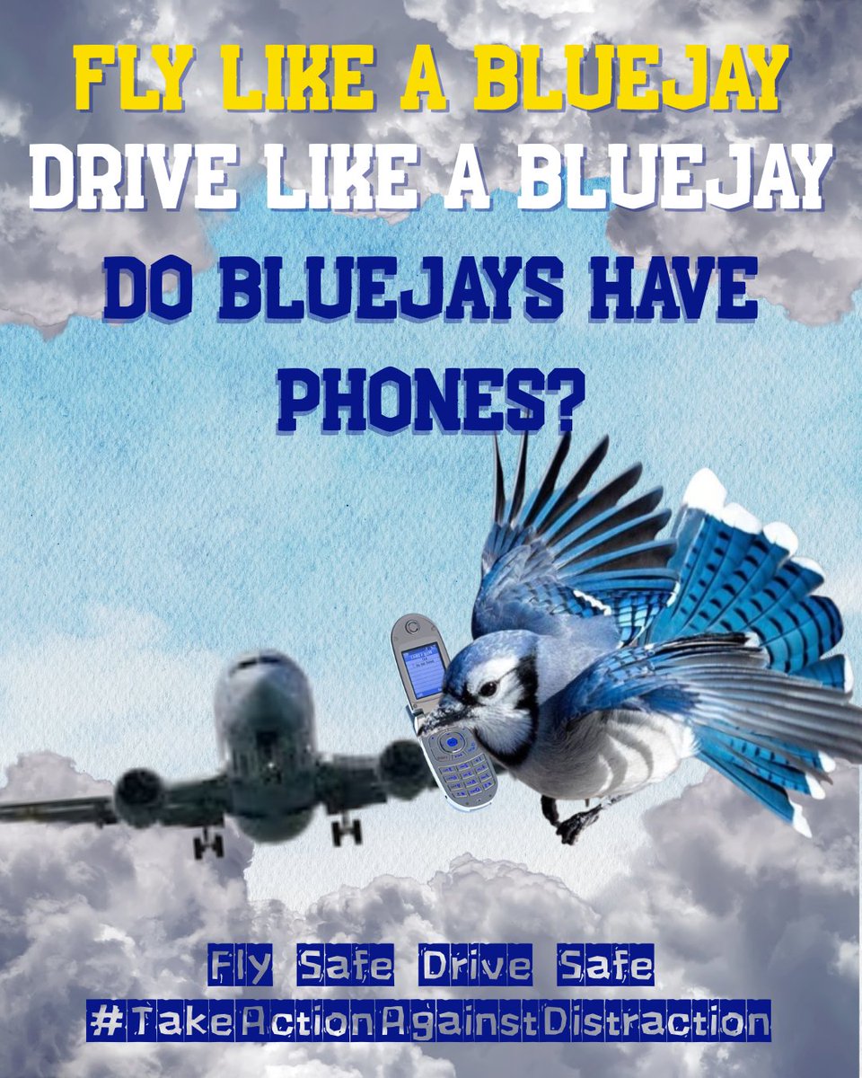 SewardBlueJays's tweet photo. Hey, Bluejays! 💙💛
Did you know in Nebraska the fine for texting while driving can be $200 for a first offense, AND three points against a driver's license? 📳🤳 Drive safe, not distracted! 🚗
#FlySafeDriveSafe #SHSTakesTheChallenge #TakeActionAgainstDistraction https://t.co/7gKAN2E8ZR