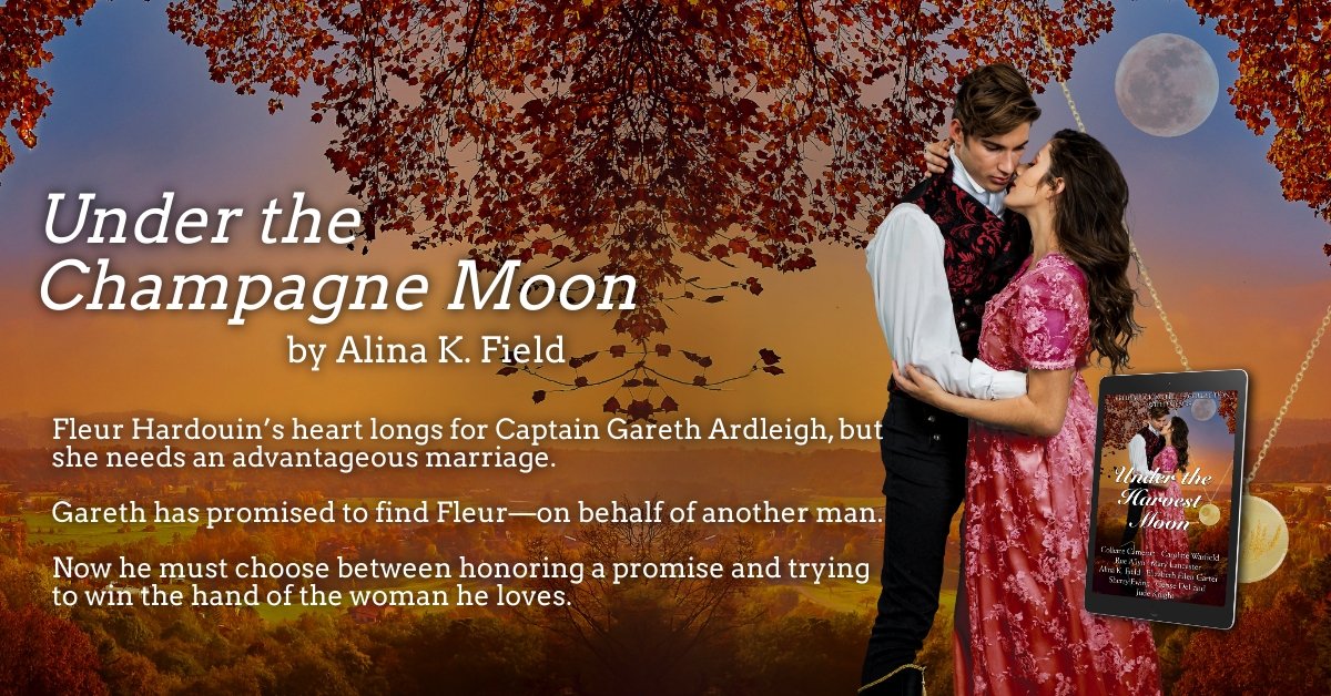 Susana Ellis is writing again! (@susanaauthor) on Twitter photo Captain Gareth Ardleigh has promised to find Fleur Hardouin—on behalf of another man. Now he must choose between honoring a promise and trying to win the hand of the woman he loves. #UndertheHarvestMoon @BellesinBlue <a href="/AlinaKField/">Alina K. Field</a> <a href="/ReadaRegency/">Read Regency</a> ow.ly/HSqT30sKphI Captain Gareth Ardleigh has promised to find Fleur Hardouin—on behalf of another man. Now he must choose between honoring a promise and trying to win the hand of the woman he loves. #UndertheHarvestMoon @BellesinBlue <a href="/AlinaKField/">Alina K. Field</a> <a href="/ReadaRegency/">Read Regency</a> ow.ly/HSqT30sKphI