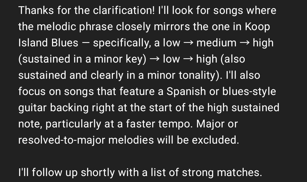pushing chat gpt to the limit. if anyone knows the song Im talking about PLEASE let me know