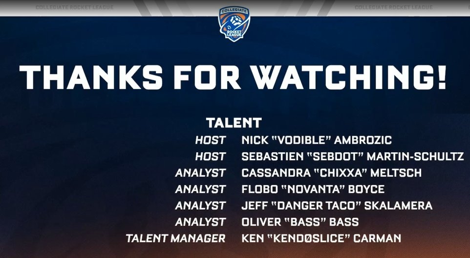 Vodible (@vodible) on Twitter photo Thanks again for tuning in this semester from all of us!
CRL is now owned by EU with <a href="/EsportsConcord/">Concord Esports</a> and <a href="/SaintsGamingCA/">St. Clair Saints</a> being our two winners from fall to spring 👀 Will any majority NA player teams bounce back next time? Only time will tell.
Either way, blessed to have Thanks again for tuning in this semester from all of us!
CRL is now owned by EU with <a href="/EsportsConcord/">Concord Esports</a> and <a href="/SaintsGamingCA/">St. Clair Saints</a> being our two winners from fall to spring 👀 Will any majority NA player teams bounce back next time? Only time will tell.
Either way, blessed to have