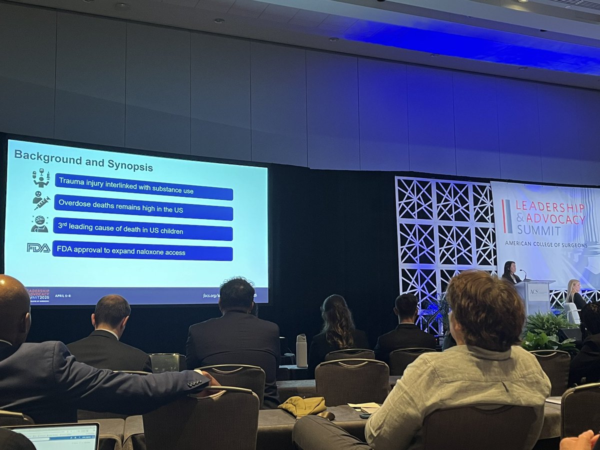 LKelley_Quon's tweet image. Live from DC! @jennalee1792 from @HOPE_sci_lab presents novel ways for surgeons to combat the #opioidepidemic
& expand access to #narcan for teens & adults #ACSLAS25 @AmCollSurgeons @ChildrensLA @APSASurgeons @RWJMS