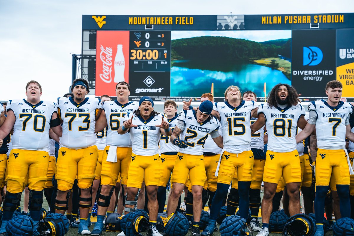 Thank you Mountaineer Nation for a great Spring Game! Looking forward to this season! #HardEdge