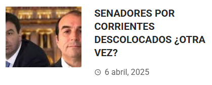 #Milei #Senado #Corrientes El ambiente para los senadores nacionales por Corrientes está que arde en su territorio... ¡Enterate! 👇
politicaencorrientes.com/senadores-por-…