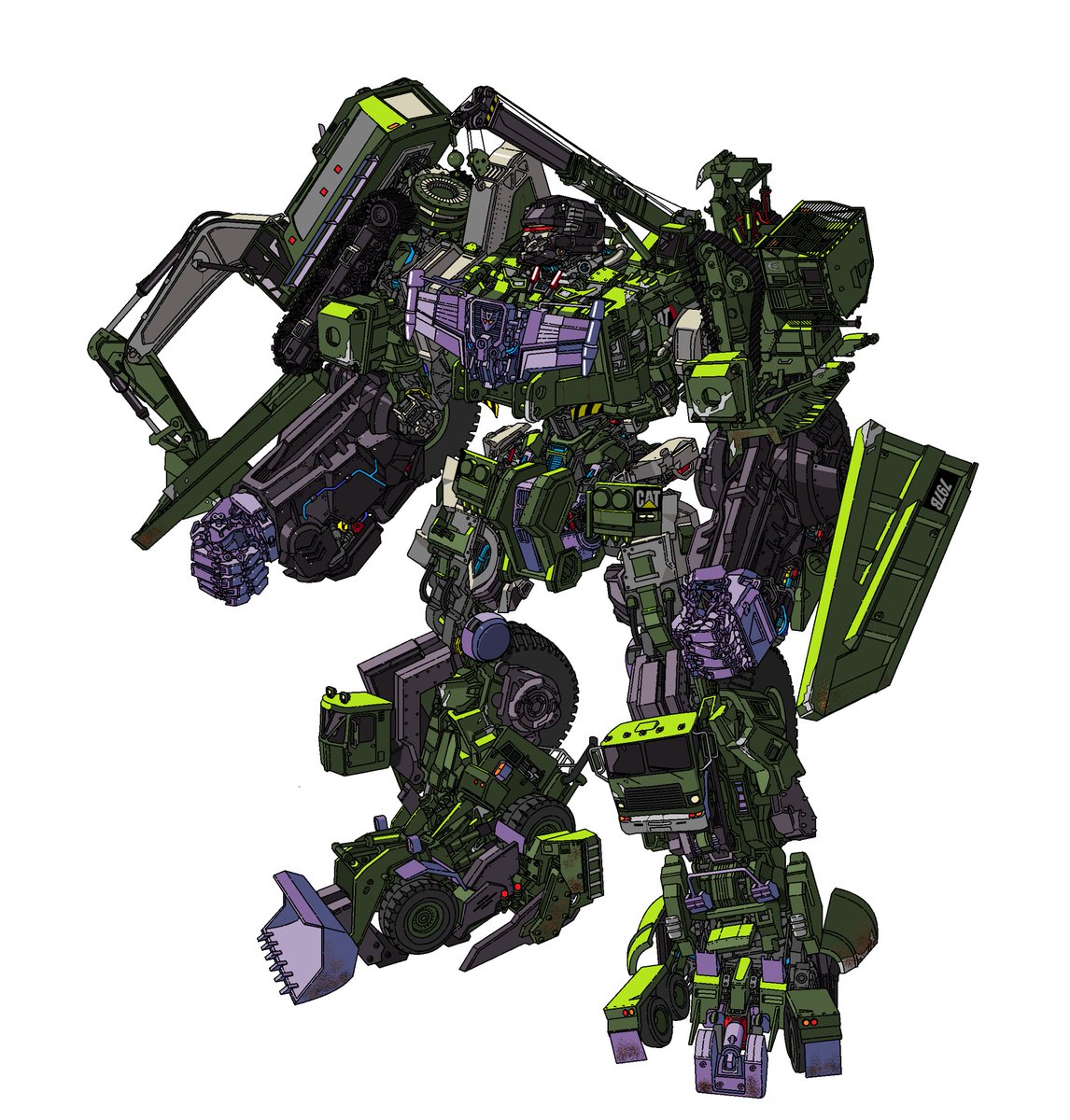 sladeprime1's tweet image. My Devastator live action. I was inspire by @core885 of course
#maccadams #TransformersOne #transformersart #transformers #devastator